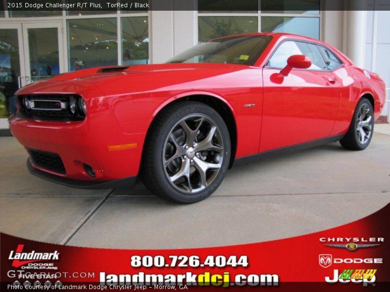 TorRed / Black 2015 Dodge Challenger R/T Plus