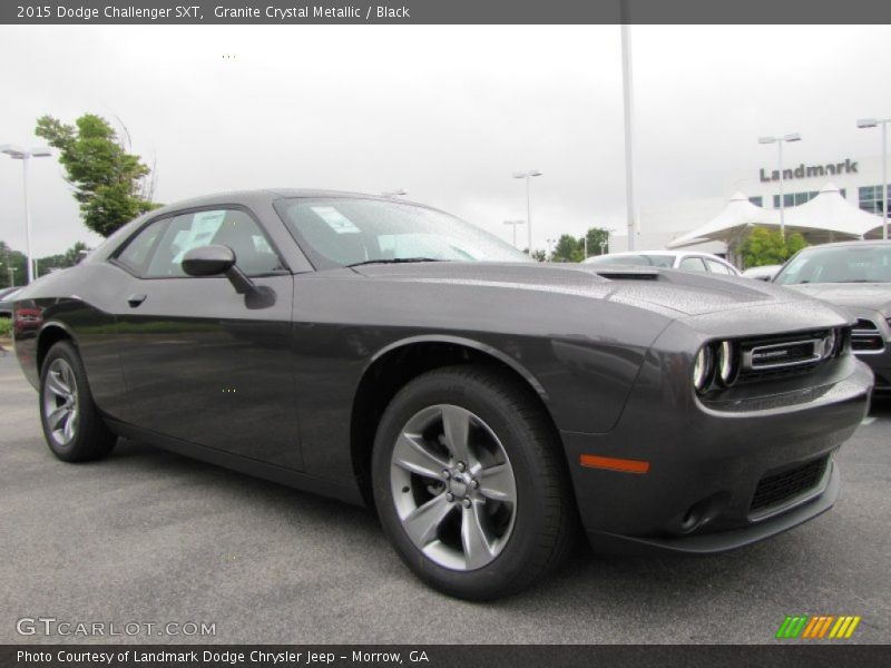 Granite Crystal Metallic / Black 2015 Dodge Challenger SXT