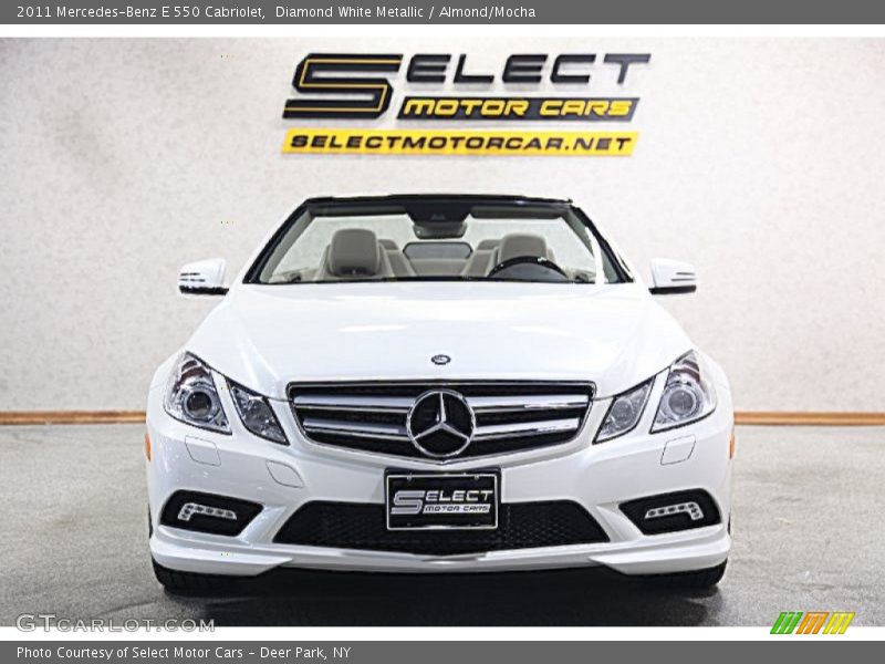 Diamond White Metallic / Almond/Mocha 2011 Mercedes-Benz E 550 Cabriolet