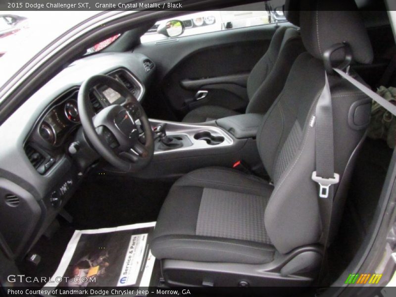 Front Seat of 2015 Challenger SXT