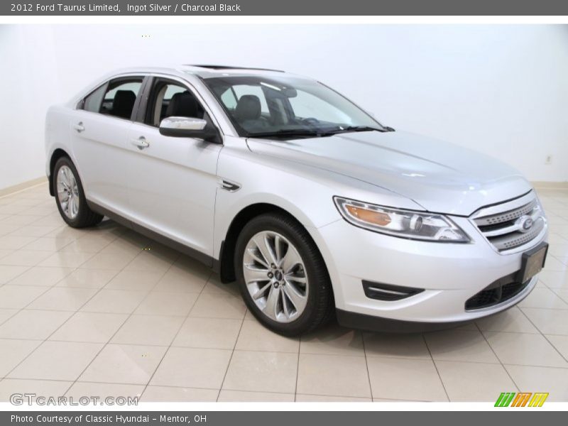 Ingot Silver / Charcoal Black 2012 Ford Taurus Limited