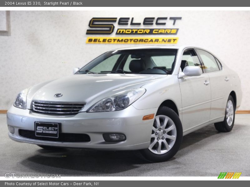 Starlight Pearl / Black 2004 Lexus ES 330
