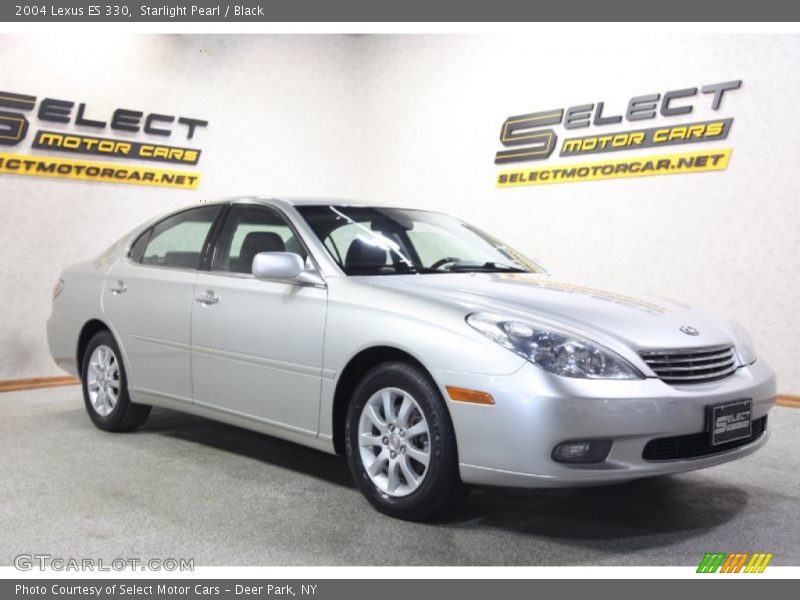 Starlight Pearl / Black 2004 Lexus ES 330