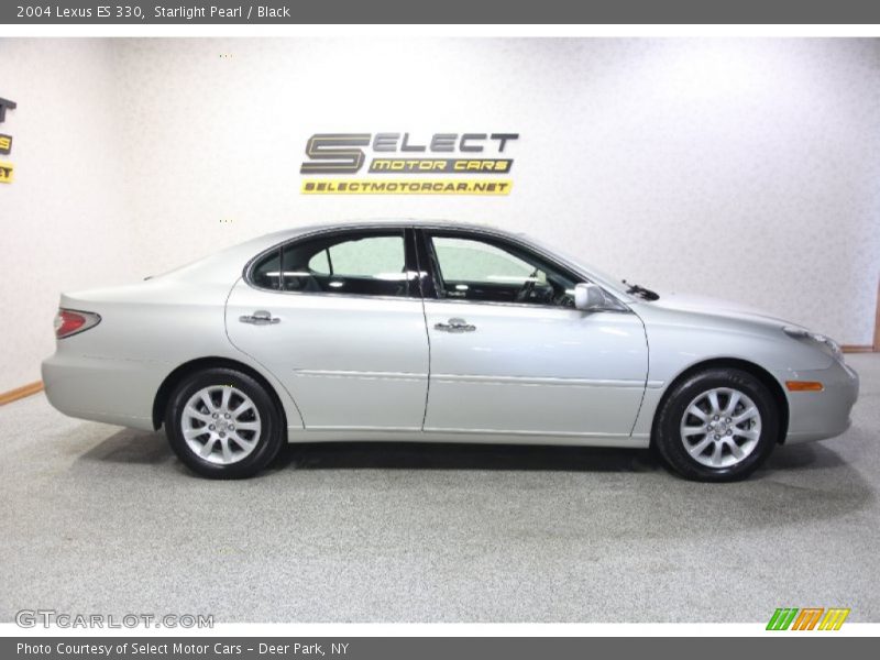 Starlight Pearl / Black 2004 Lexus ES 330