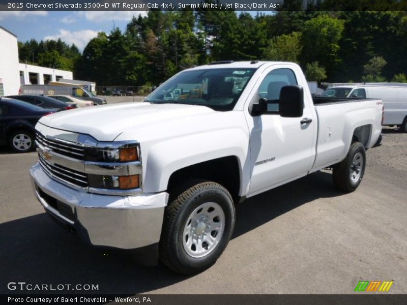 Front 3/4 View of 2015 Silverado 3500HD WT Regular Cab 4x4