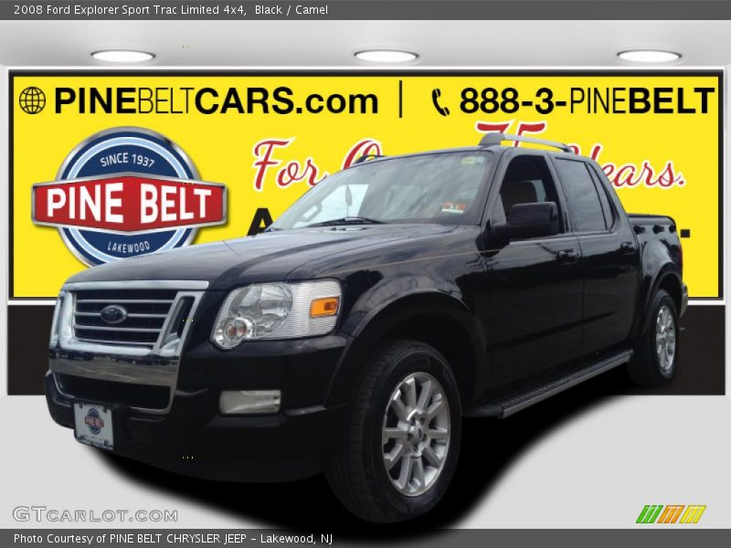 Black / Camel 2008 Ford Explorer Sport Trac Limited 4x4