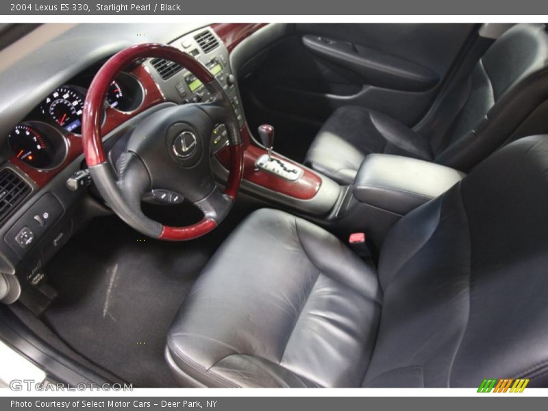 Starlight Pearl / Black 2004 Lexus ES 330
