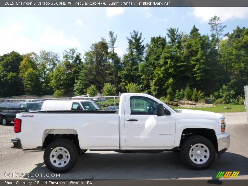 Summit White / Jet Black/Dark Ash 2015 Chevrolet Silverado 3500HD WT Regular Cab 4x4