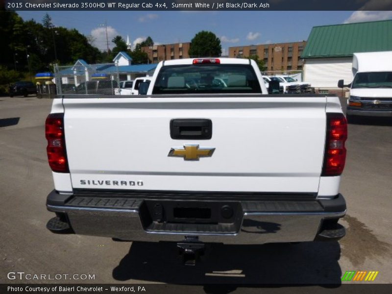 Summit White / Jet Black/Dark Ash 2015 Chevrolet Silverado 3500HD WT Regular Cab 4x4