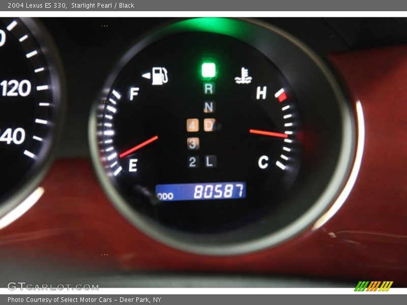 Starlight Pearl / Black 2004 Lexus ES 330