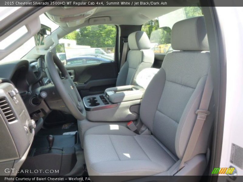 Summit White / Jet Black/Dark Ash 2015 Chevrolet Silverado 3500HD WT Regular Cab 4x4