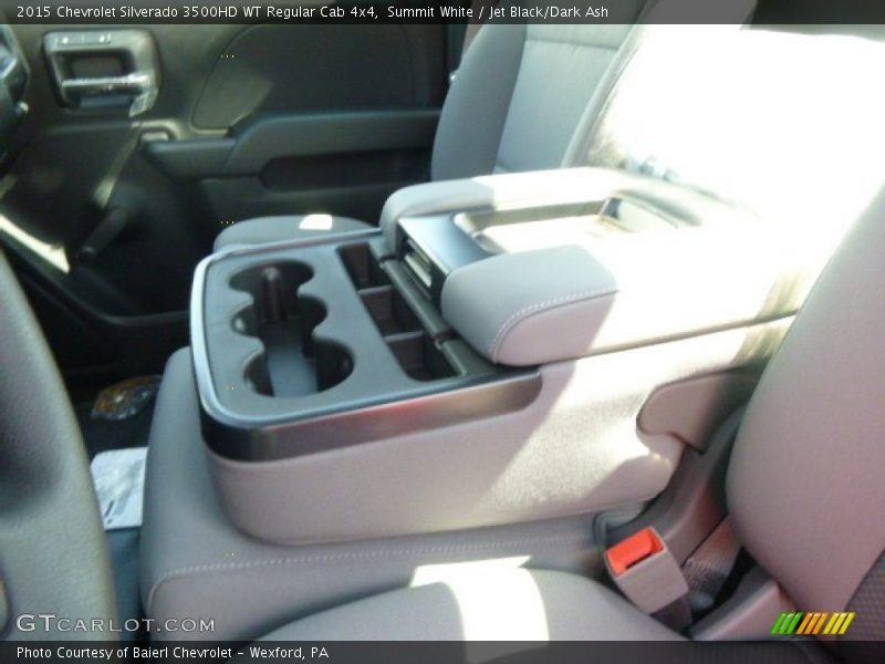 Summit White / Jet Black/Dark Ash 2015 Chevrolet Silverado 3500HD WT Regular Cab 4x4