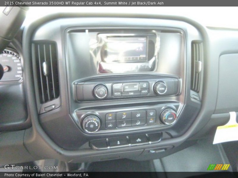 Summit White / Jet Black/Dark Ash 2015 Chevrolet Silverado 3500HD WT Regular Cab 4x4