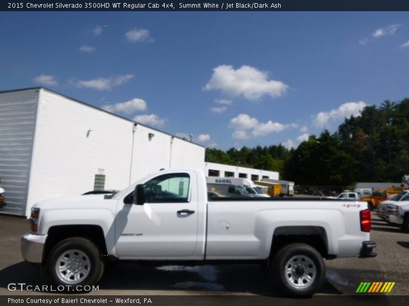 Summit White / Jet Black/Dark Ash 2015 Chevrolet Silverado 3500HD WT Regular Cab 4x4