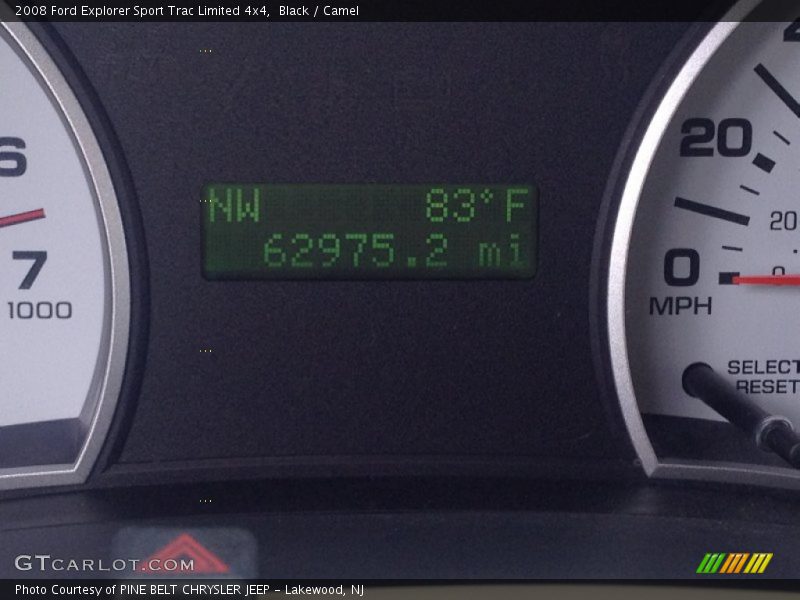 Black / Camel 2008 Ford Explorer Sport Trac Limited 4x4