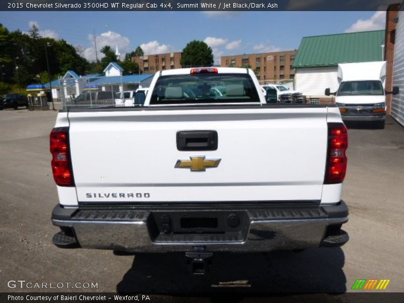 Summit White / Jet Black/Dark Ash 2015 Chevrolet Silverado 3500HD WT Regular Cab 4x4