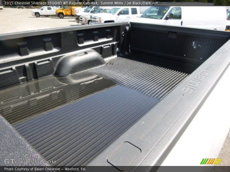 Summit White / Jet Black/Dark Ash 2015 Chevrolet Silverado 3500HD WT Regular Cab 4x4
