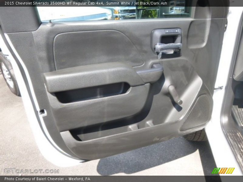 Summit White / Jet Black/Dark Ash 2015 Chevrolet Silverado 3500HD WT Regular Cab 4x4