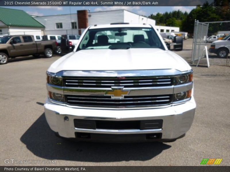 Summit White / Jet Black/Dark Ash 2015 Chevrolet Silverado 3500HD WT Regular Cab 4x4