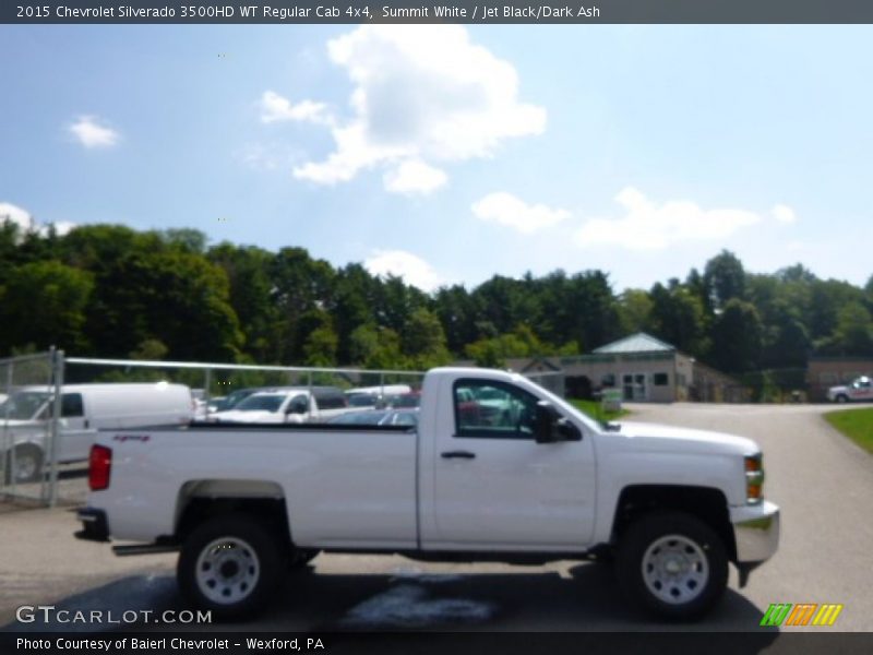 Summit White / Jet Black/Dark Ash 2015 Chevrolet Silverado 3500HD WT Regular Cab 4x4