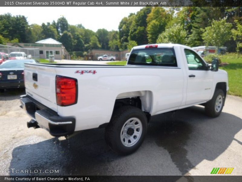 Summit White / Jet Black/Dark Ash 2015 Chevrolet Silverado 3500HD WT Regular Cab 4x4