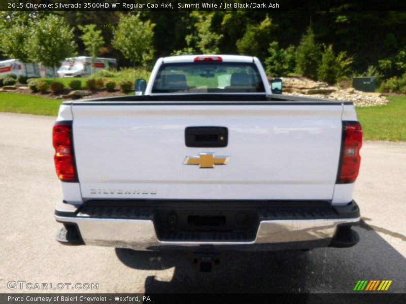 Summit White / Jet Black/Dark Ash 2015 Chevrolet Silverado 3500HD WT Regular Cab 4x4