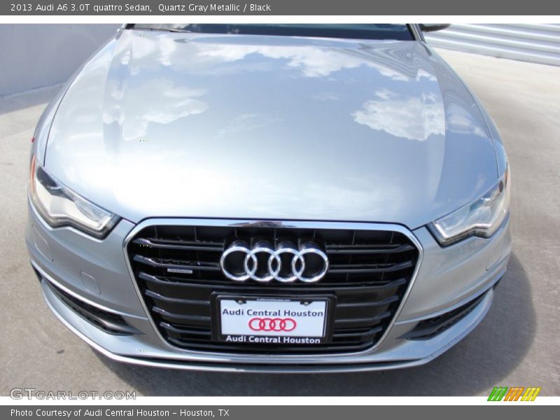 Quartz Gray Metallic / Black 2013 Audi A6 3.0T quattro Sedan