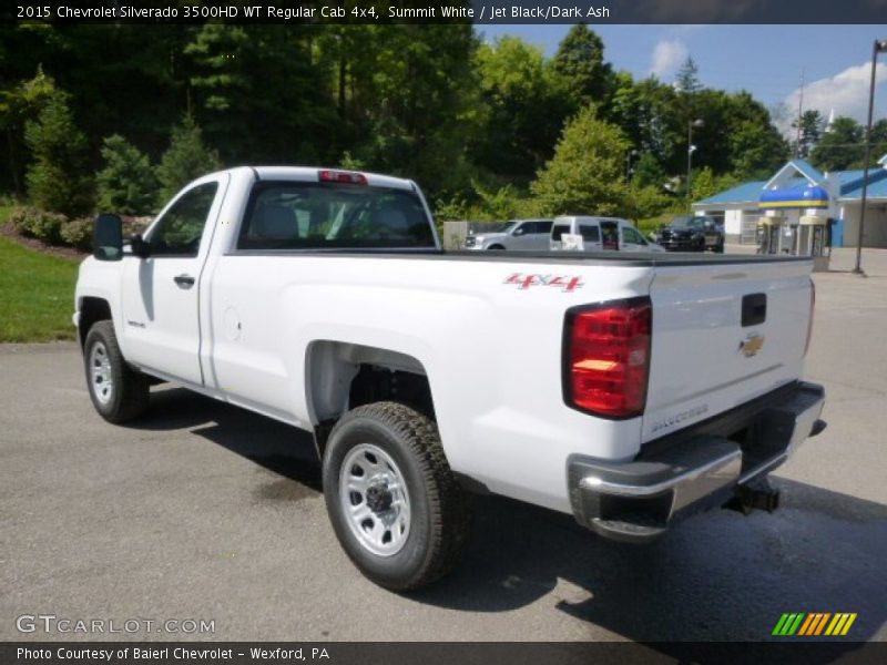 Summit White / Jet Black/Dark Ash 2015 Chevrolet Silverado 3500HD WT Regular Cab 4x4