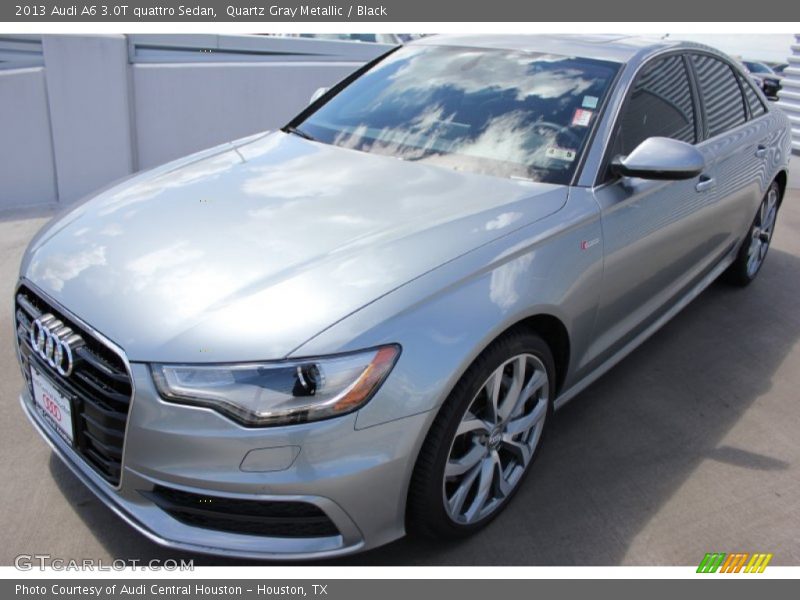 Quartz Gray Metallic / Black 2013 Audi A6 3.0T quattro Sedan