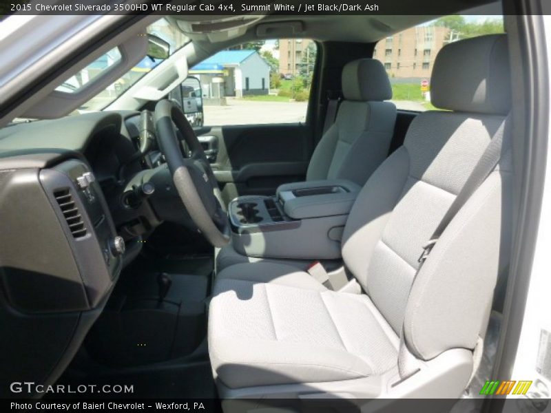 Summit White / Jet Black/Dark Ash 2015 Chevrolet Silverado 3500HD WT Regular Cab 4x4