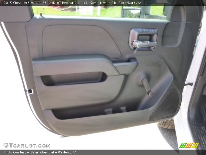 Summit White / Jet Black/Dark Ash 2015 Chevrolet Silverado 3500HD WT Regular Cab 4x4