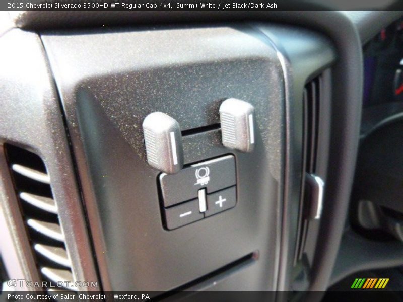Summit White / Jet Black/Dark Ash 2015 Chevrolet Silverado 3500HD WT Regular Cab 4x4