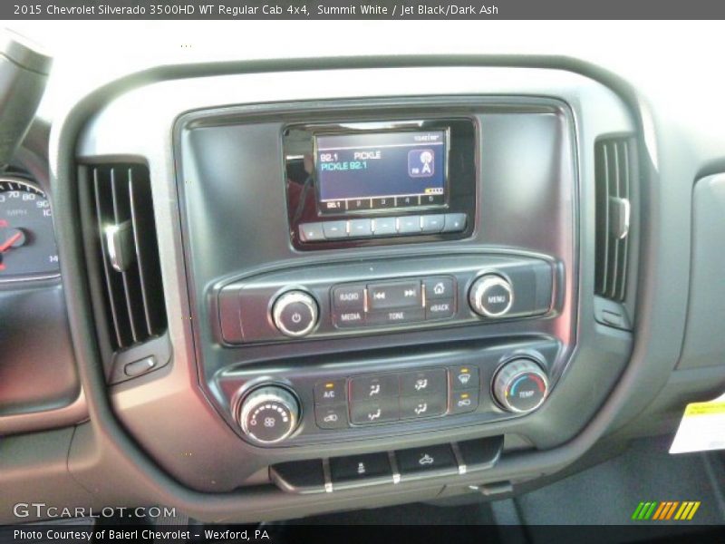 Summit White / Jet Black/Dark Ash 2015 Chevrolet Silverado 3500HD WT Regular Cab 4x4