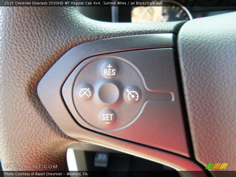 Summit White / Jet Black/Dark Ash 2015 Chevrolet Silverado 3500HD WT Regular Cab 4x4