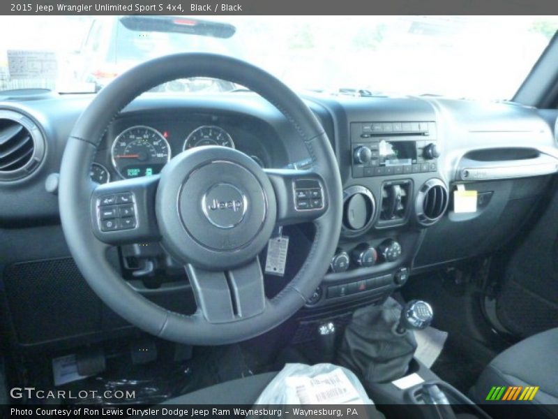 Dashboard of 2015 Wrangler Unlimited Sport S 4x4