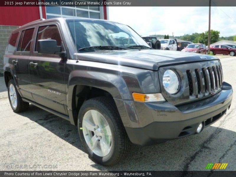 Granite Crystal Metallic / Dark Slate Gray 2015 Jeep Patriot Latitude 4x4