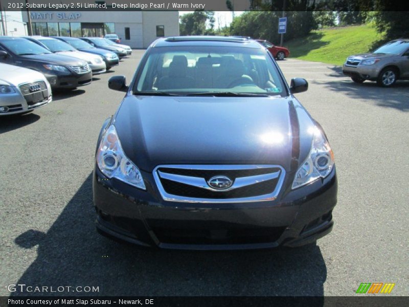 Deep Indigo Pearl / Warm Ivory 2012 Subaru Legacy 2.5i Limited