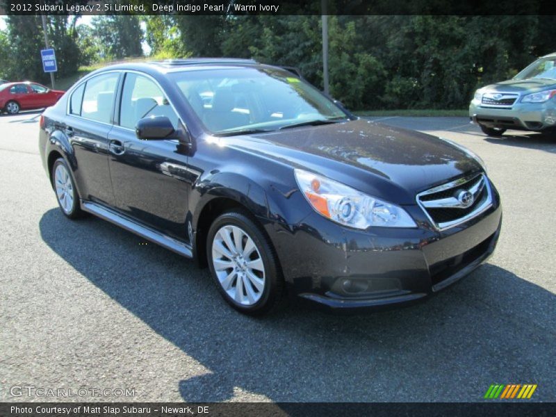 Deep Indigo Pearl / Warm Ivory 2012 Subaru Legacy 2.5i Limited