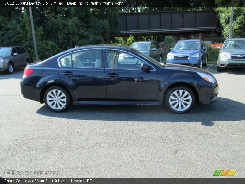 Deep Indigo Pearl / Warm Ivory 2012 Subaru Legacy 2.5i Limited