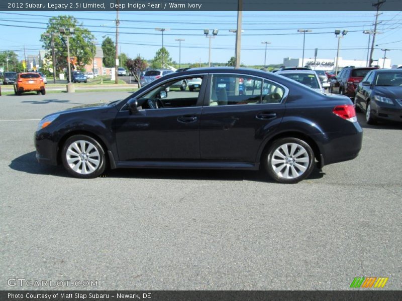 Deep Indigo Pearl / Warm Ivory 2012 Subaru Legacy 2.5i Limited