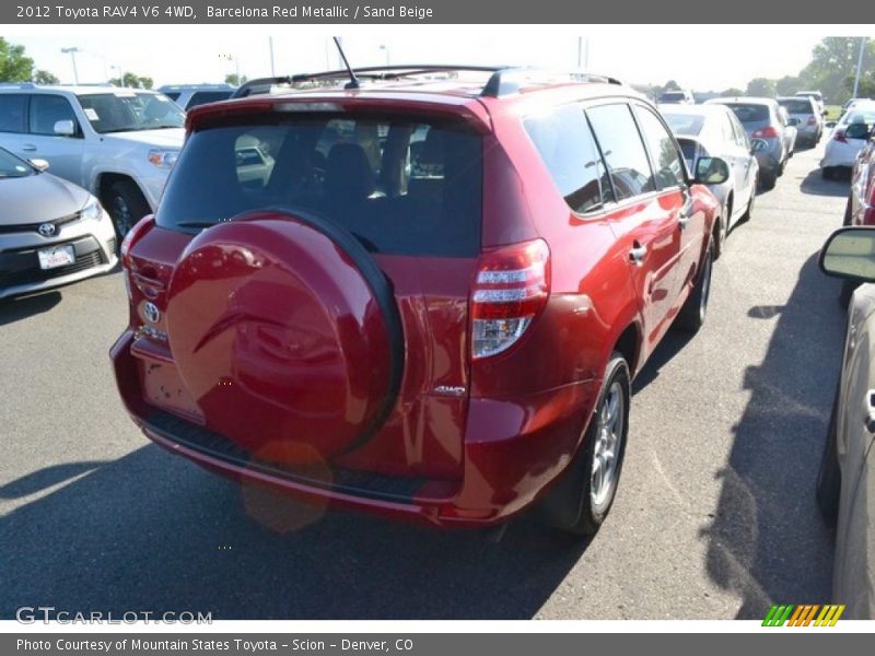Barcelona Red Metallic / Sand Beige 2012 Toyota RAV4 V6 4WD