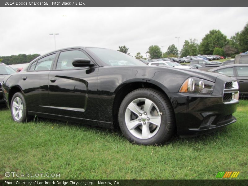 Pitch Black / Black 2014 Dodge Charger SE