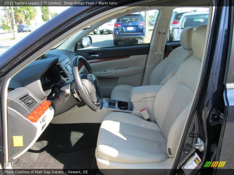 Deep Indigo Pearl / Warm Ivory 2012 Subaru Legacy 2.5i Limited