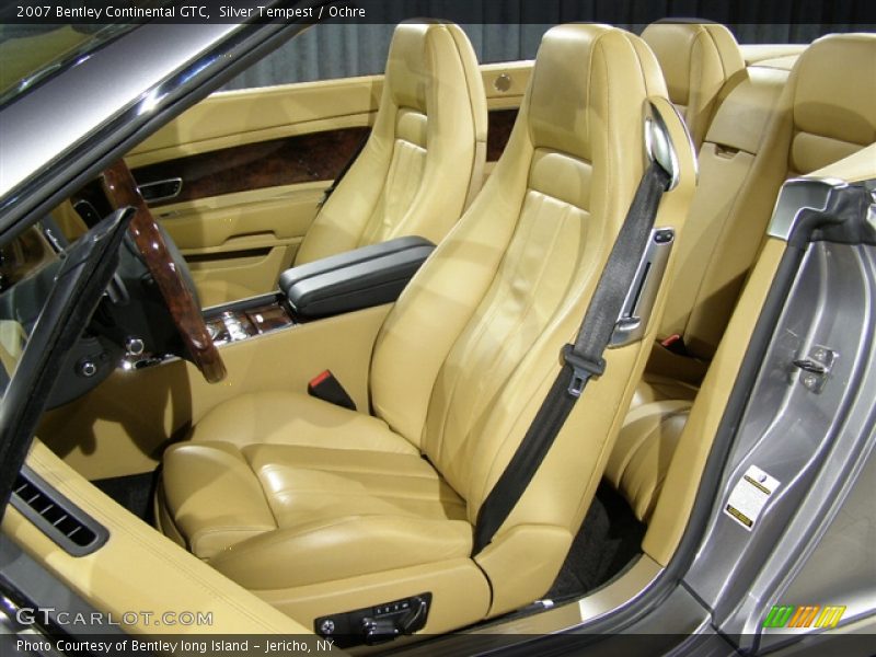 Silver Tempest / Ochre 2007 Bentley Continental GTC