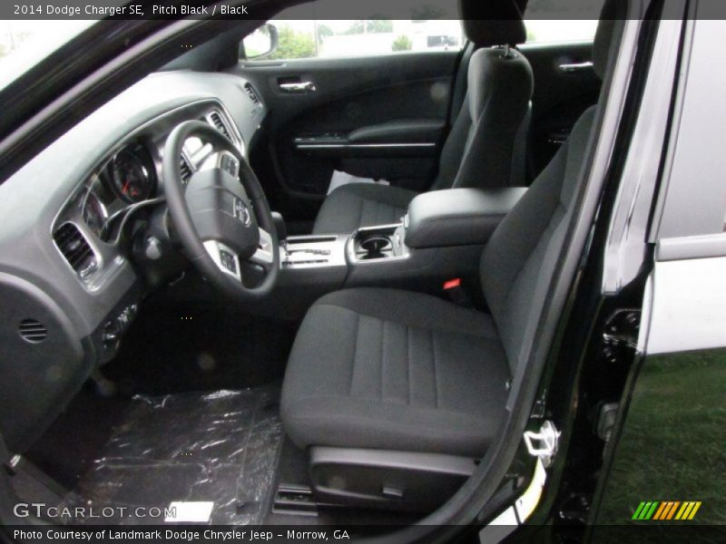 Pitch Black / Black 2014 Dodge Charger SE