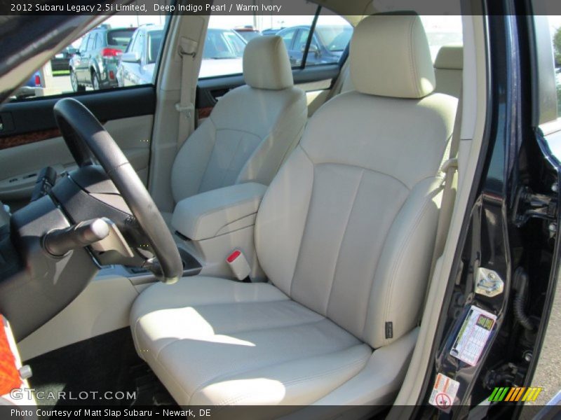 Deep Indigo Pearl / Warm Ivory 2012 Subaru Legacy 2.5i Limited