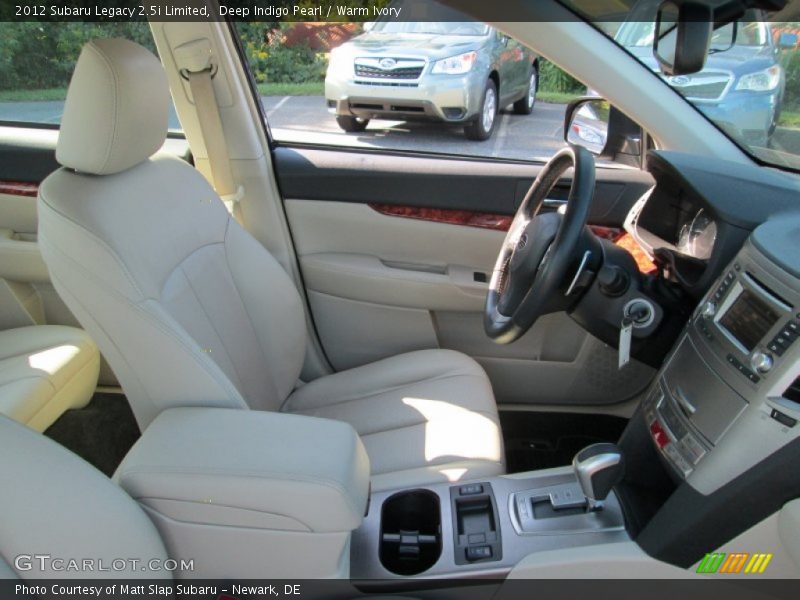 Deep Indigo Pearl / Warm Ivory 2012 Subaru Legacy 2.5i Limited