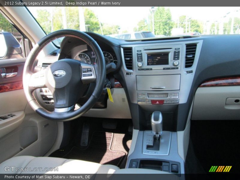 Deep Indigo Pearl / Warm Ivory 2012 Subaru Legacy 2.5i Limited