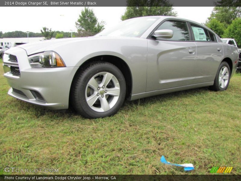 Billet Silver Metallic / Black 2014 Dodge Charger SE