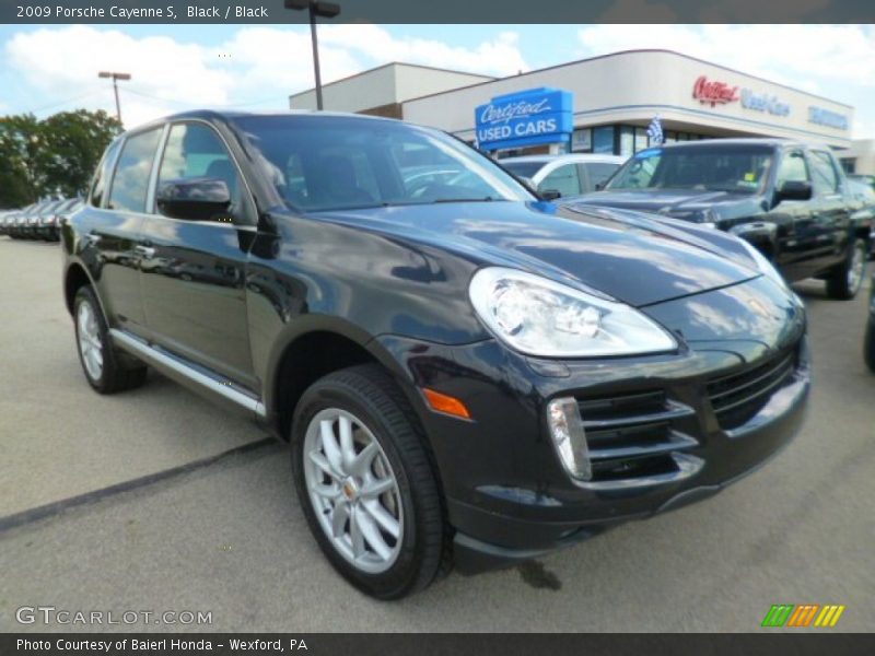 Black / Black 2009 Porsche Cayenne S